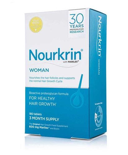 Nourkrin Woman for Healthy Hair Growth food supplement with Marilex, biotin and silica