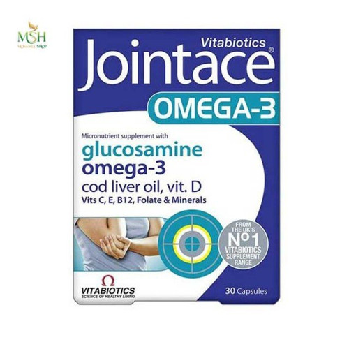 جوینت ایس امگا 3 روغن کبد ماهی گلوکزامین ویتابیوتیکس | Vitabiotics Jointace Omega 3 Cod Liver Oil Glucosamine